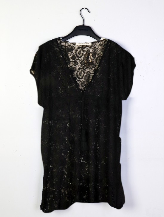  V-Neck Butterfly Lace Fashion Top